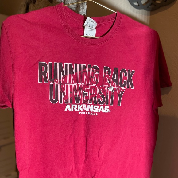 Teen Arkansas University Running Razors Red Short Sleeve T-shirt Medium - Picture 1 of 4